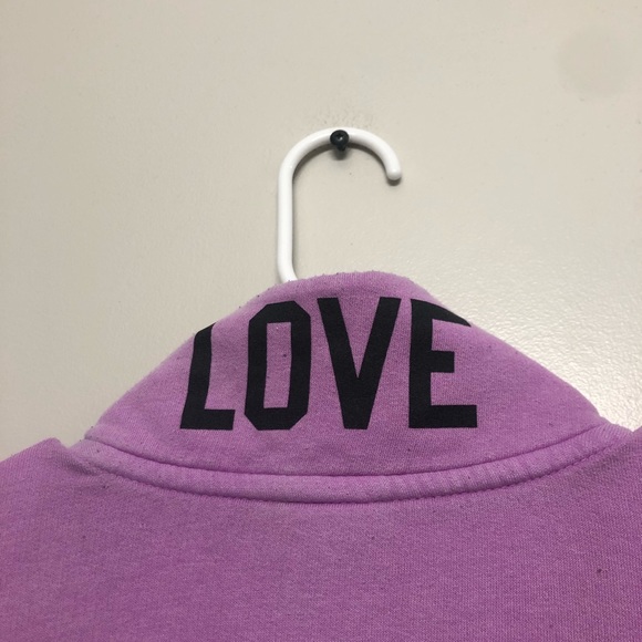 Victoria secret pink quarter zip jacket purple - Picture 9 of 9